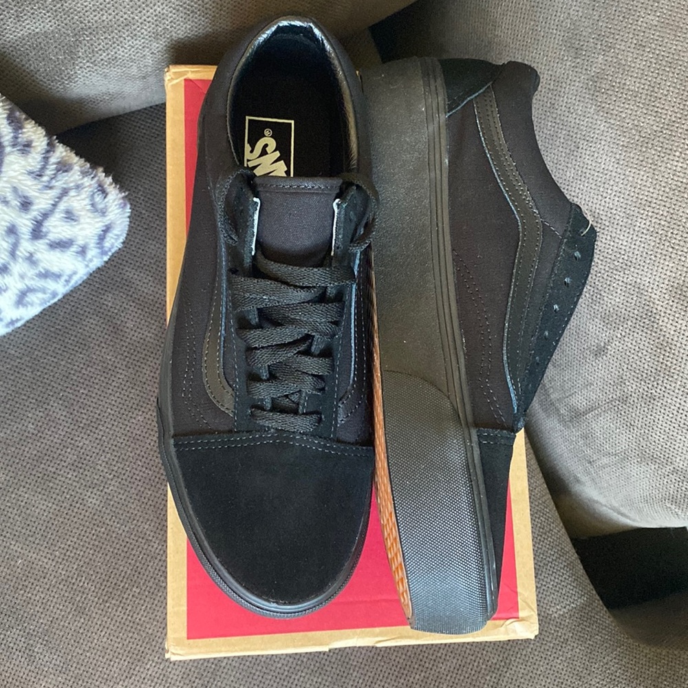 ❌sold❌ Platform Triple Black Old Skool Vans